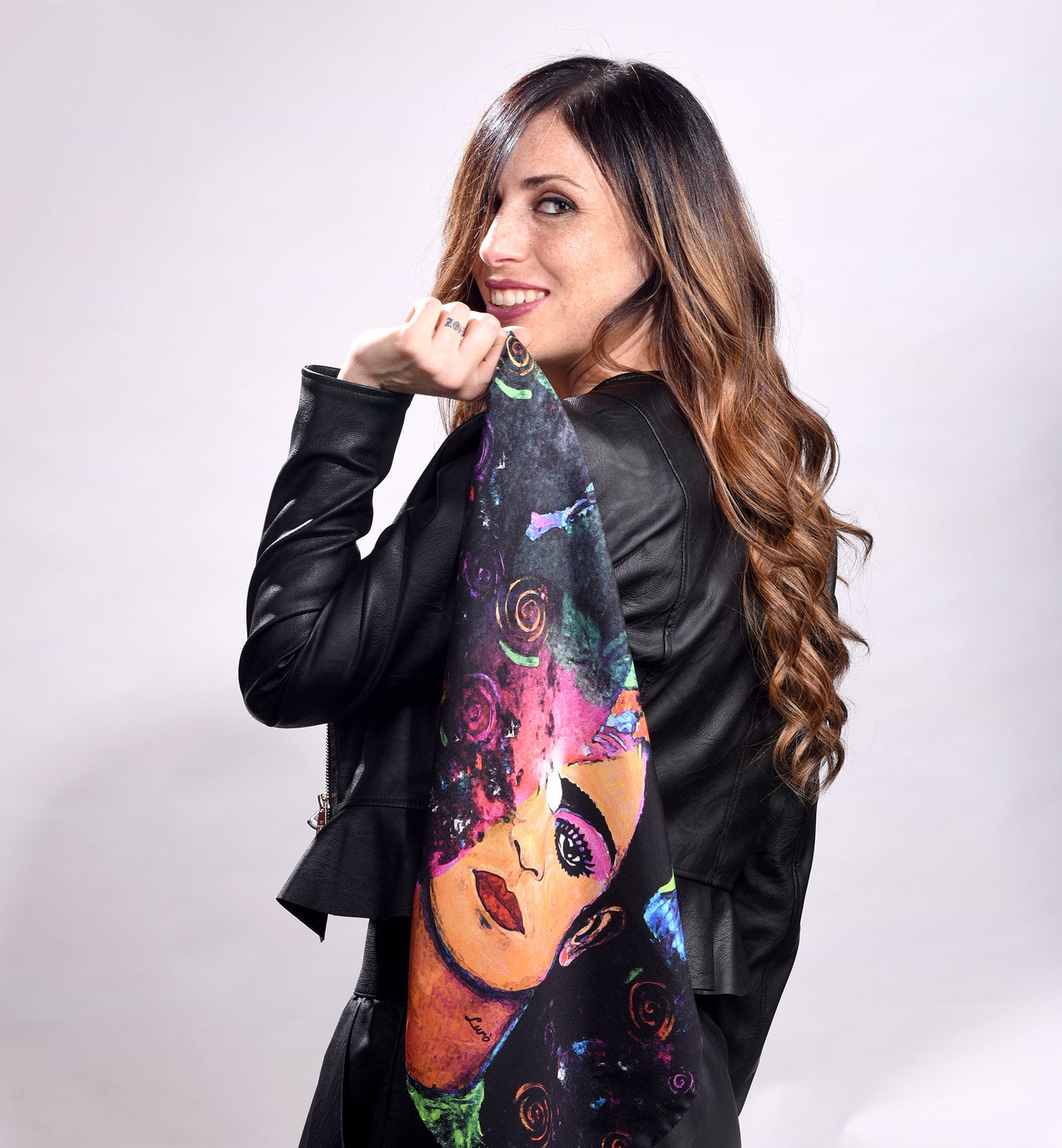 Foulard seta 100% biologica 50x50cm