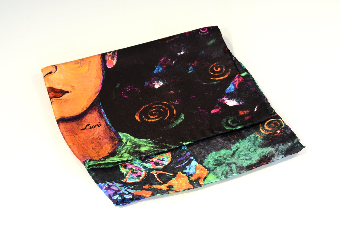 Foulard seta 100% biologica 50x50cm