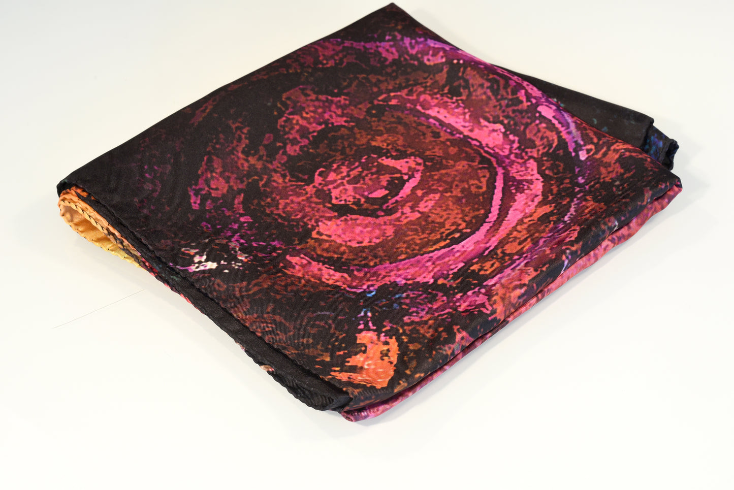 100% organic silk scarf 50x180 cm