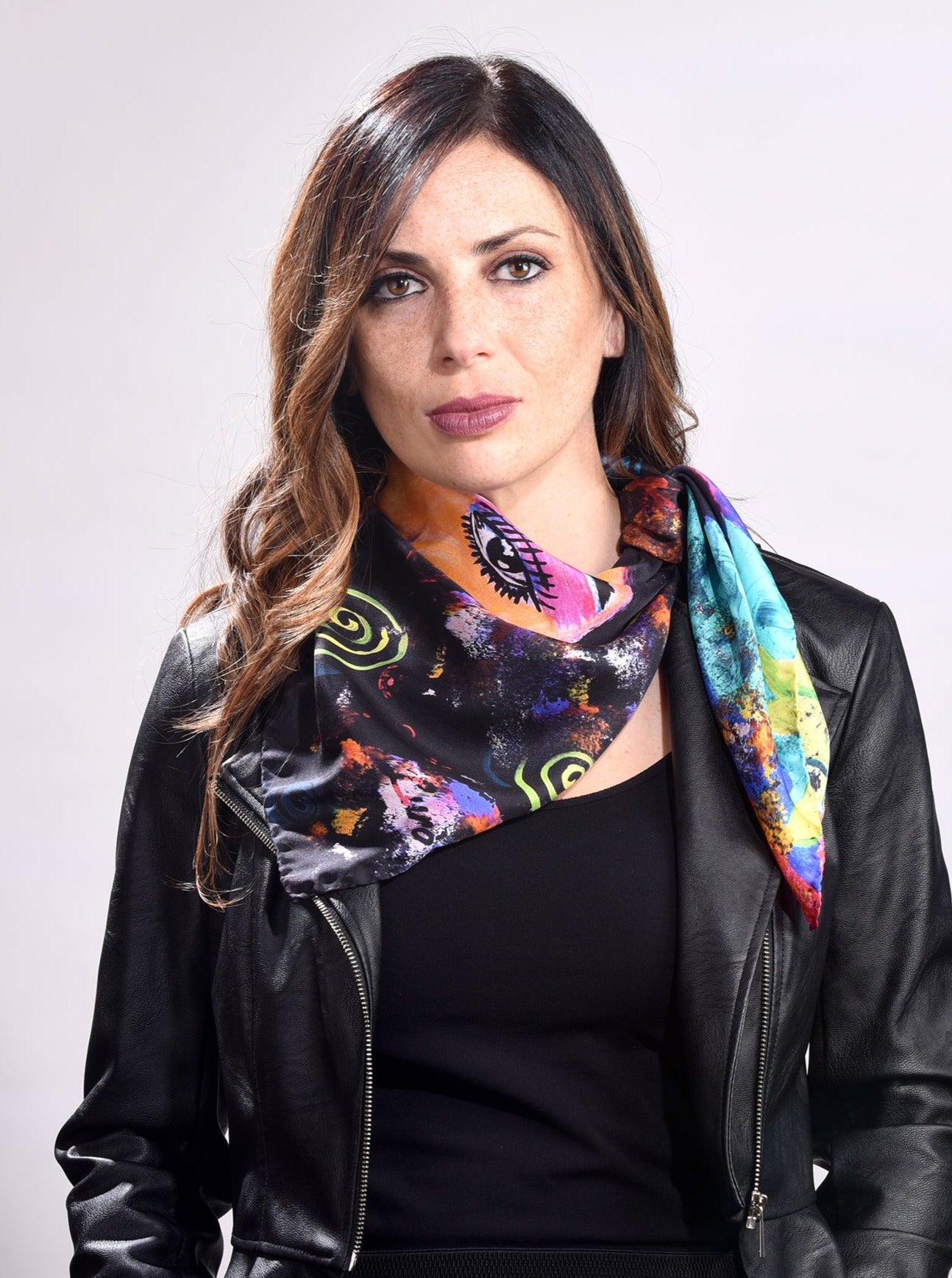 Foulard seta 100% biologica 70x70cm