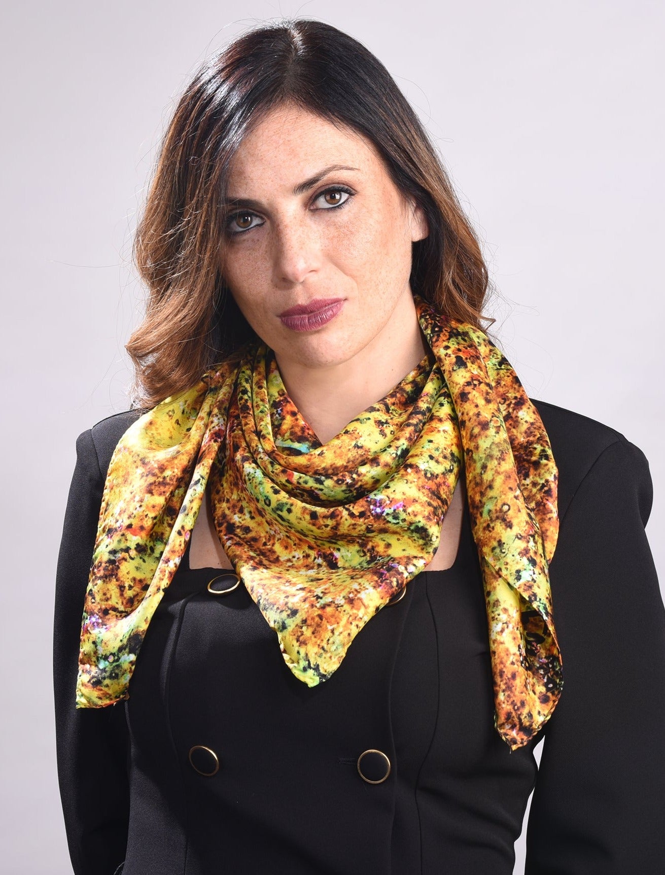 Foulard seta 100% biologica 90x90 cm