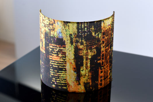 'Empire' silk lamp