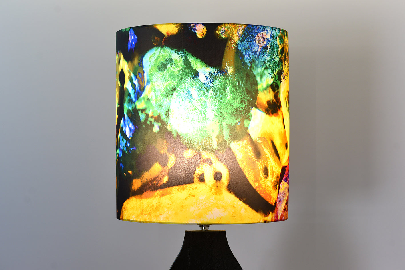 Floor lamp in silk and acrylic glass 'Ombre, New York'