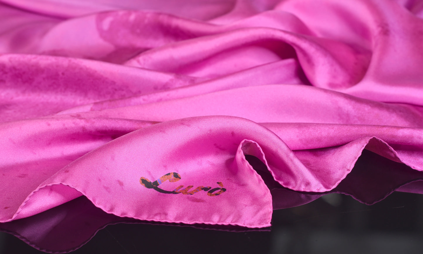 100% organic silk scarf 90x90 cm 